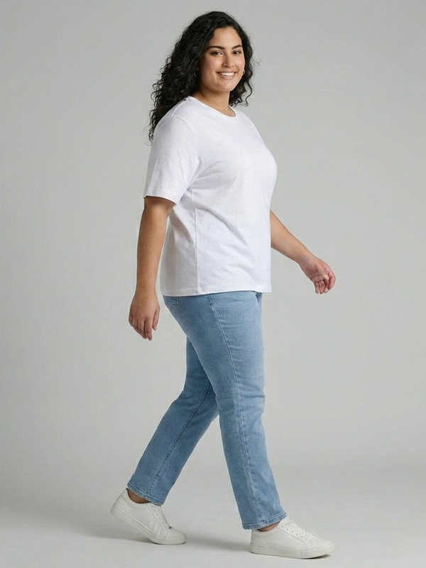 BIG HELLO - THE PLUS LIFE-Womens T-Shirt - Essential