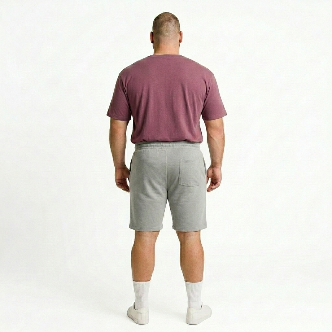 PLUS SIZE MEN KNIT LOUNGE SHORTS | XL-7XL