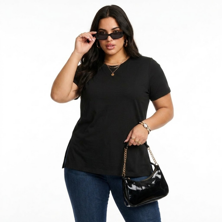 PLUS SIZE WOMEN’S SOLID TSHIRT | XL-7XL