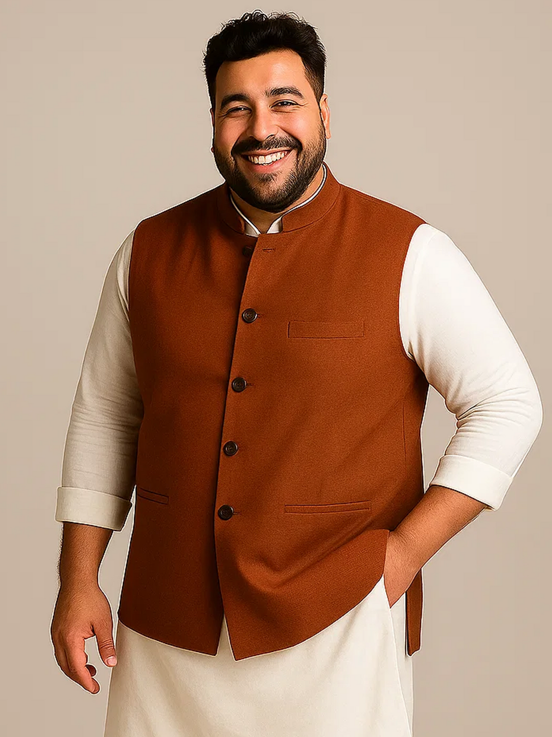 Men Pure Power Waist Coat | XL-7XL