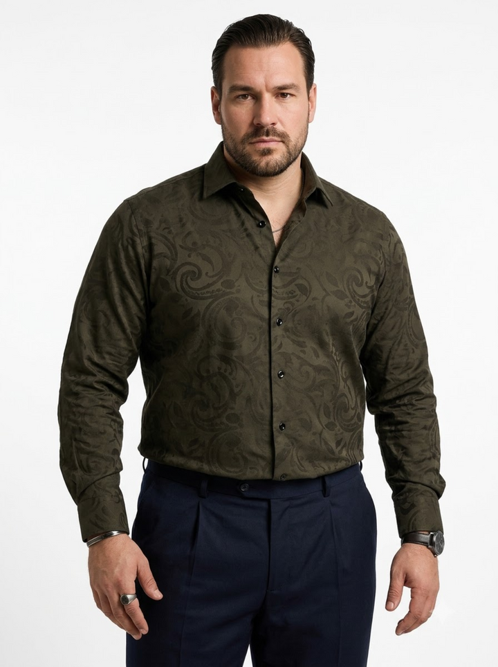 PLUS SIZE JACQURD SHIRT FOR MEN | XL-7XL