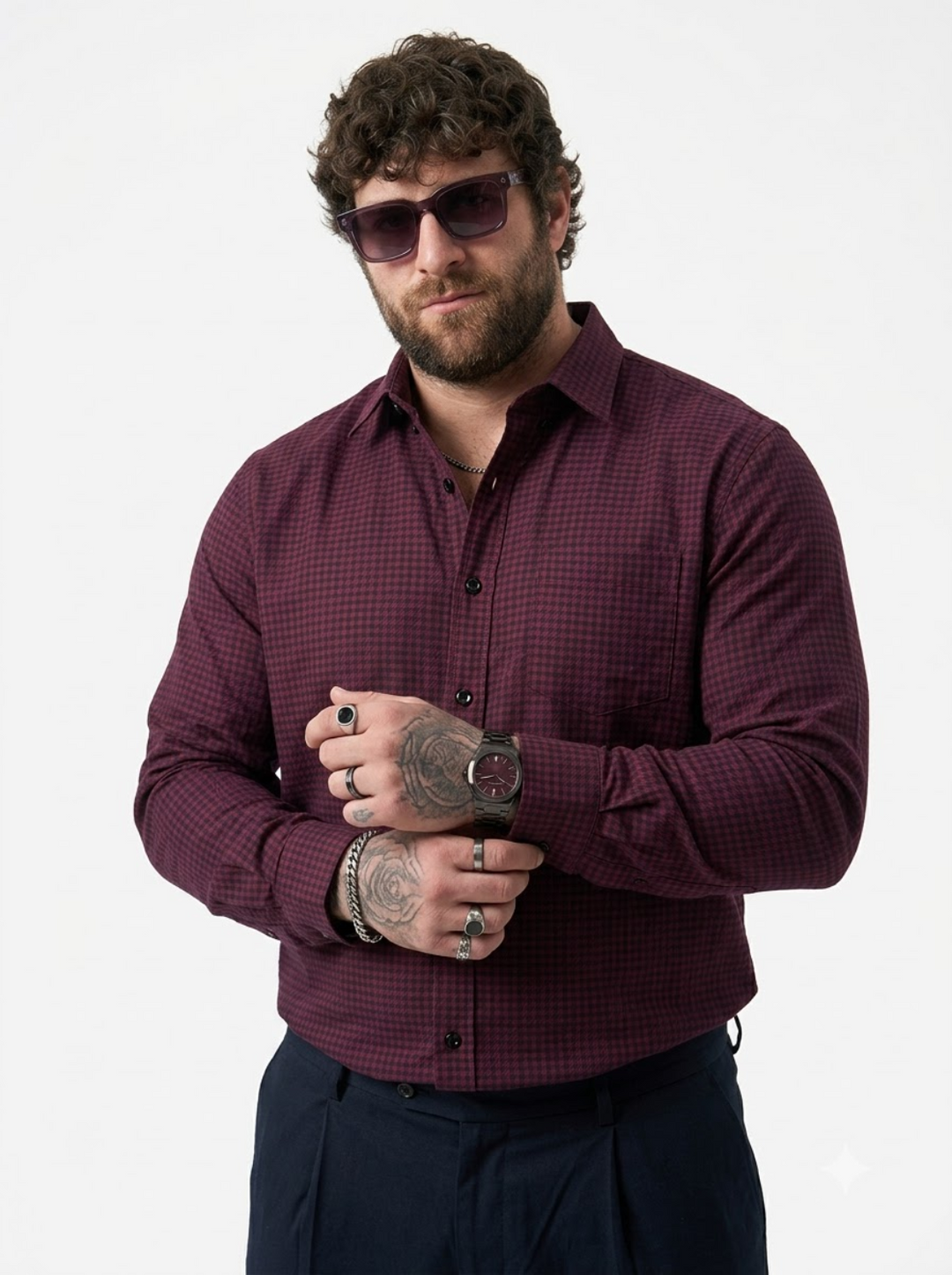 PLUS SIZE CHECK SHIRT FOR MEN | XL-7XL