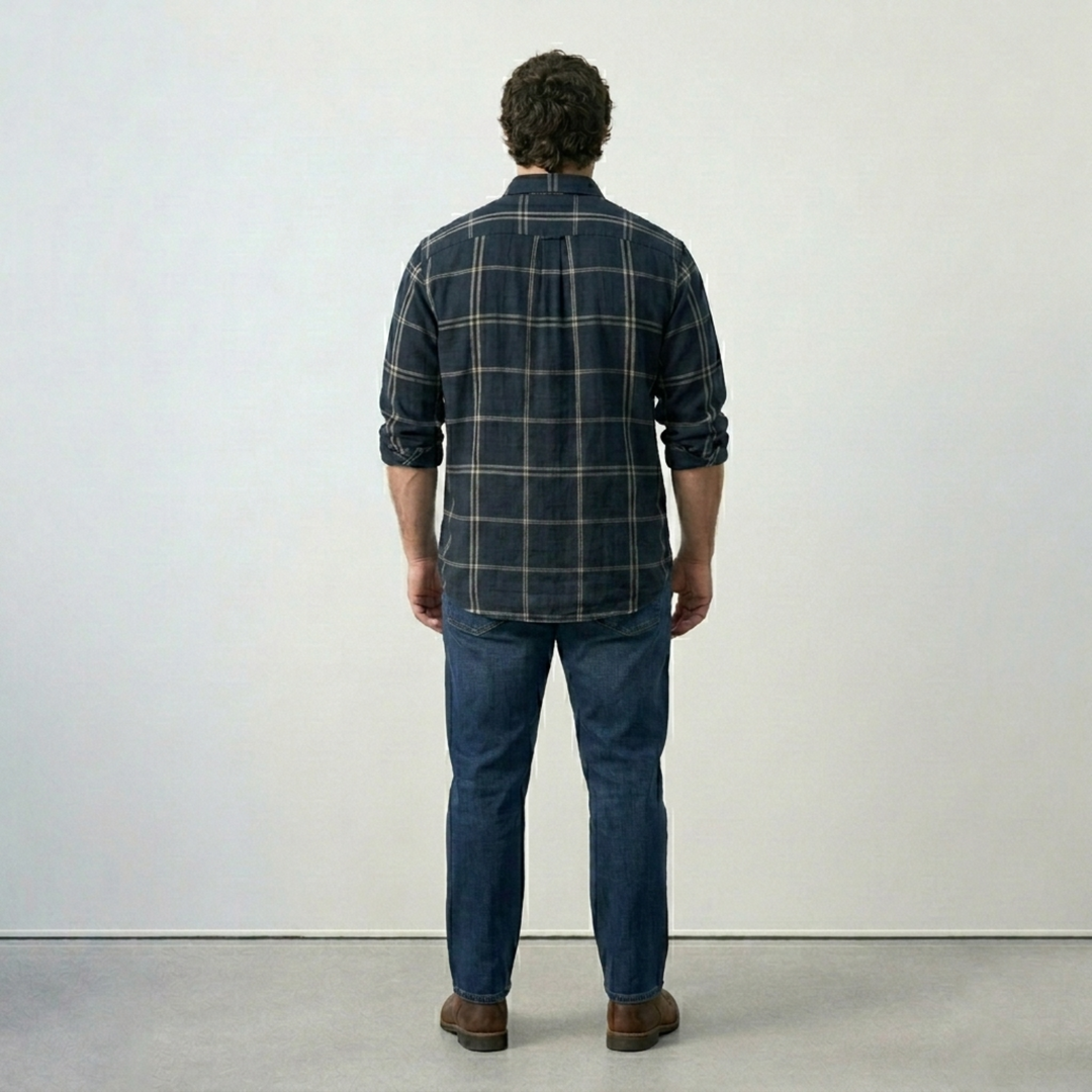 PLUS SIZE MEN PREMIUM CHECK SHIRT| XL-7XL