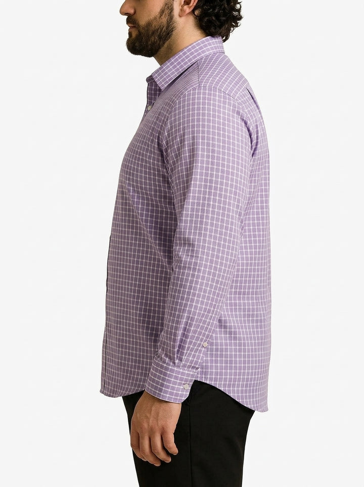 PLUS SIZE CHECK GIZA SHIRT FOR MEN | XL-7XL