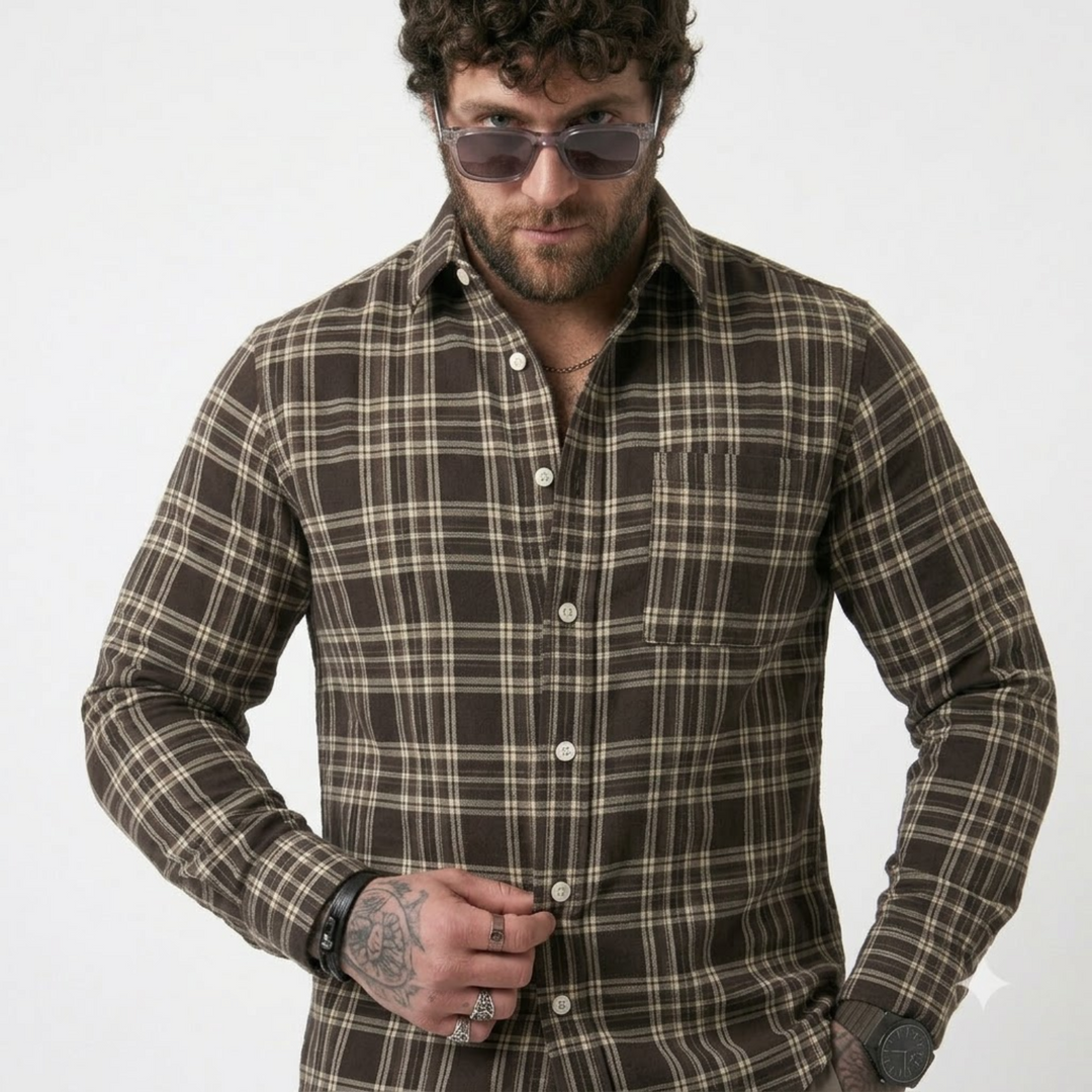 PLUS SIZE CHECK SHIRT FOR MEN | XL-7XL