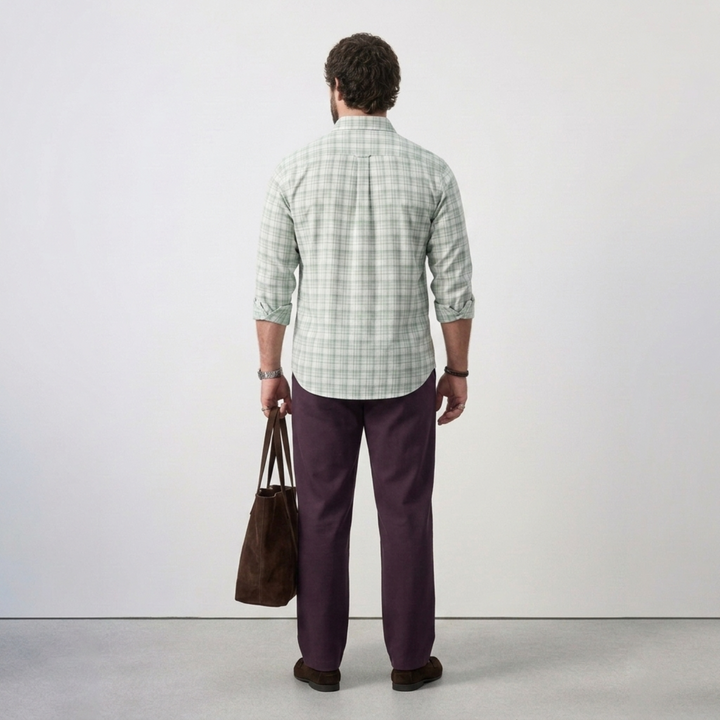 PLUS SIZE MEN’S CHECK SHIRT | XL-7XL