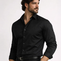 PLUS SIZE SOLID SATIN SHIRT FOR MEN | XL-7XL