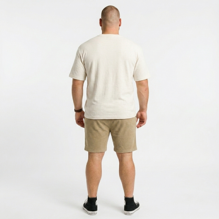 PLUS SIZE MEN KNIT LOUNGE SHORTS | XL-7XL