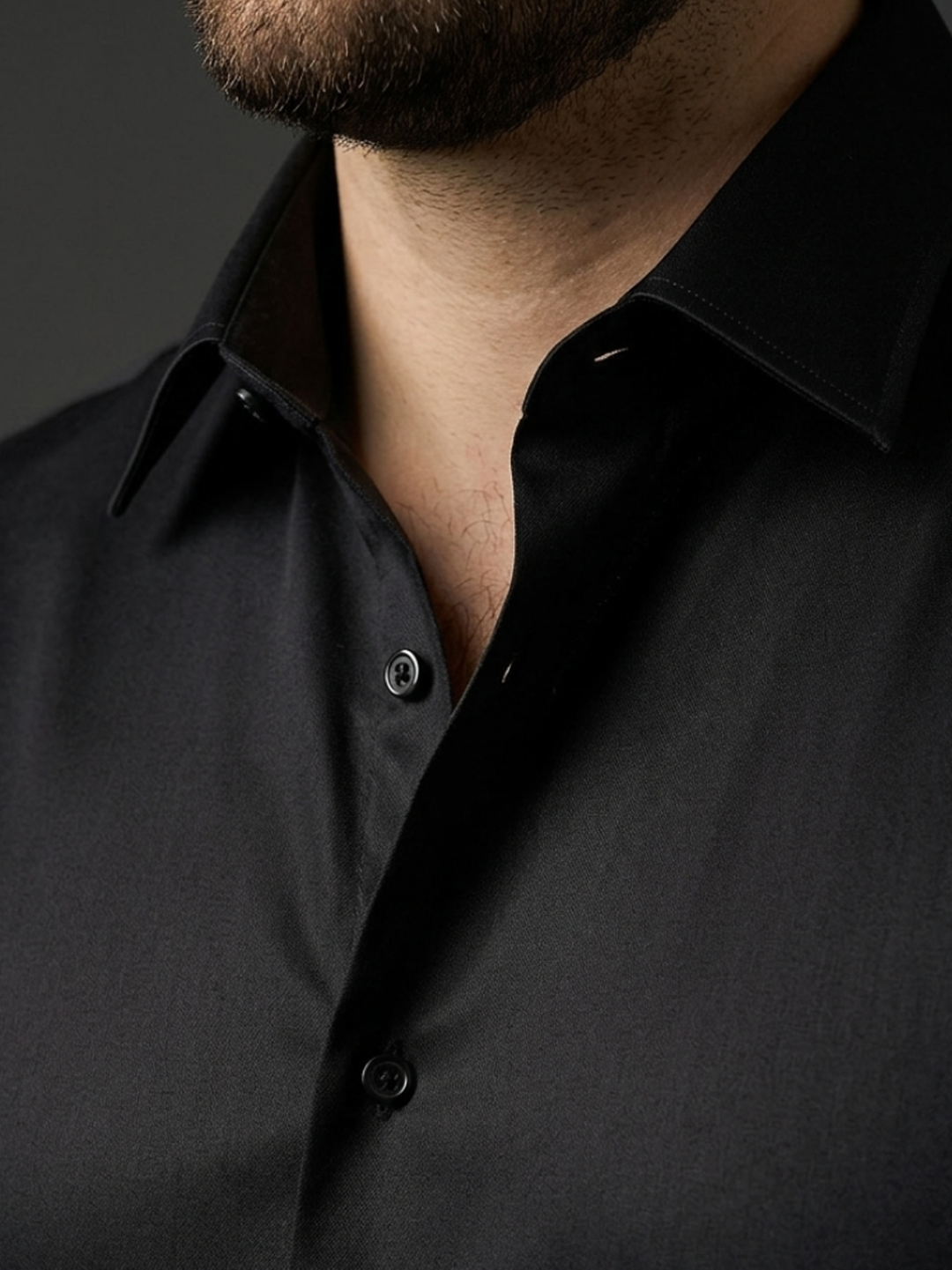 PLUS SIZE MEN SOLID SHIRT| XL-7XL