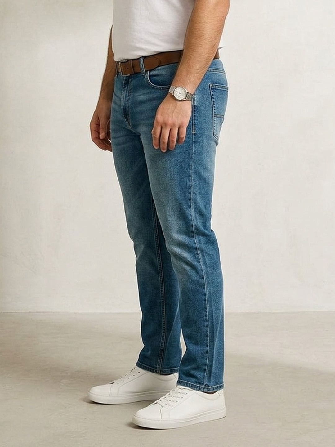 Plus size Men  Zach Fit Dark Wash Stretch Jeans | XL-7XL