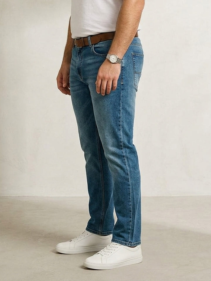 Plus size Men  Zach Fit Dark Wash Stretch Jeans | XL-7XL