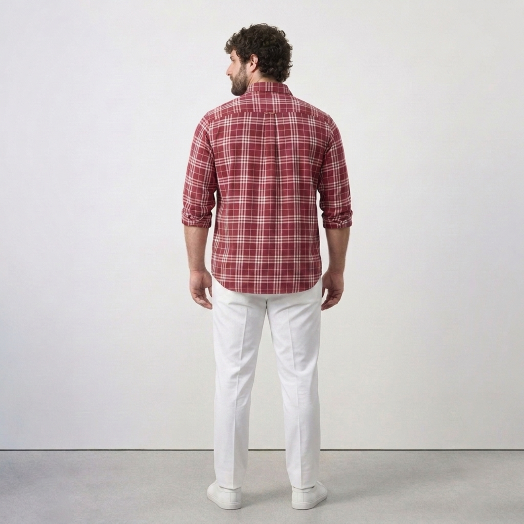 PLUS SIZE MEN’S CHECK SHIRT | XL-7XL