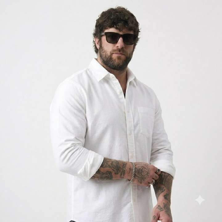 PLUS SIZE SOLID SHIRTS FOR MEN | XL-7XL