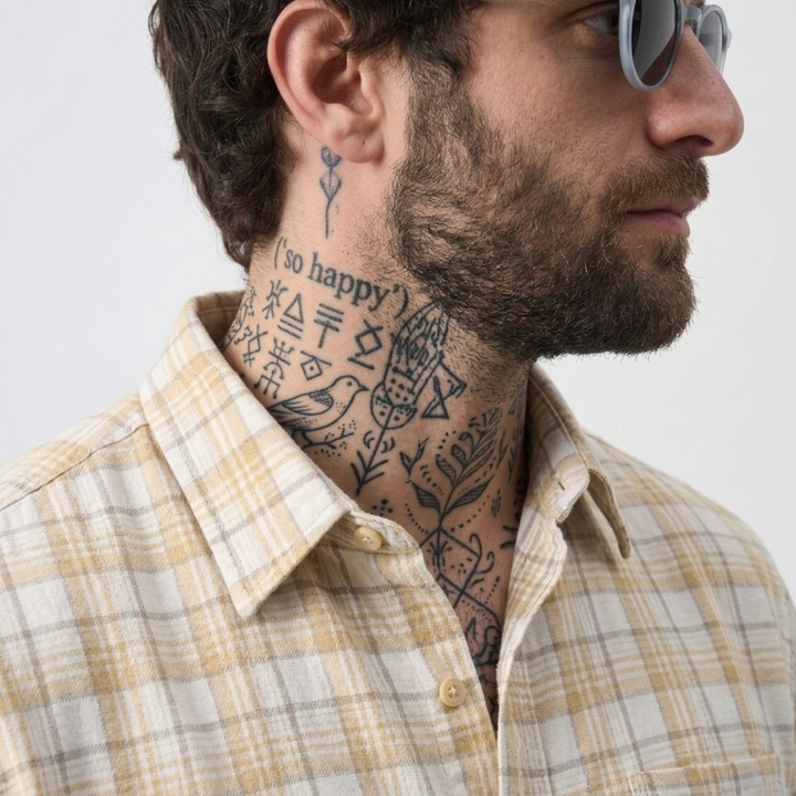PLUS SIZE MEN’S CHECK SHIRT | XL-7XL
