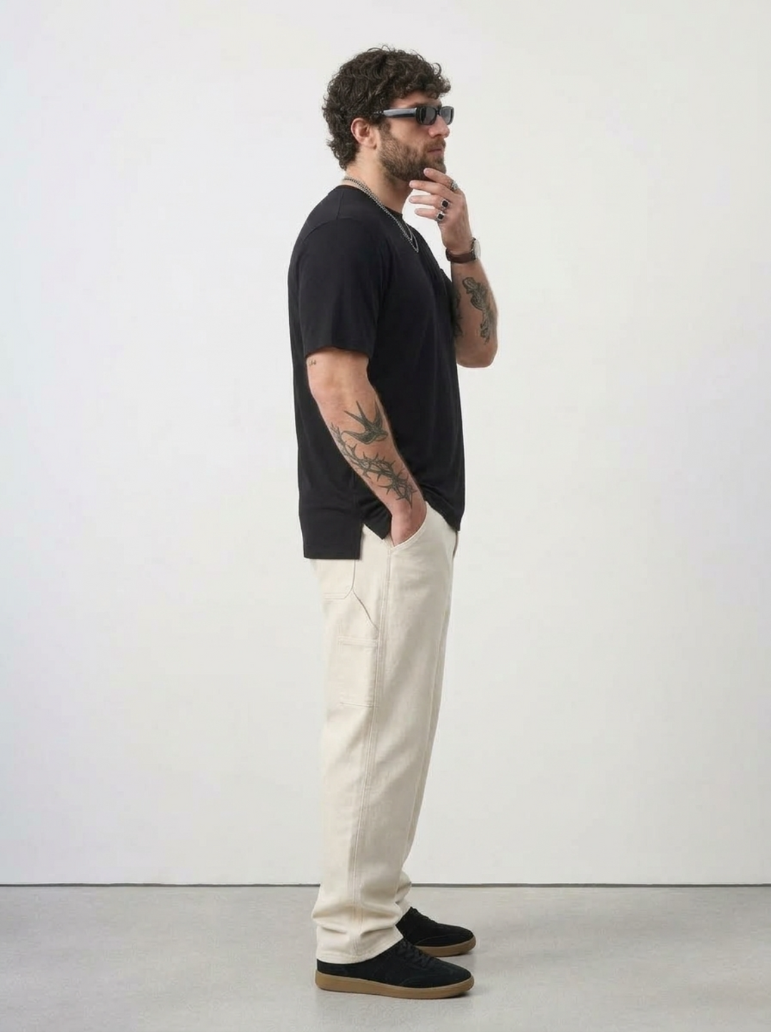 PLUS SIZE BAMBOO COTTON LYCRA T-SHIRT FOR MEN | XL-7XL
