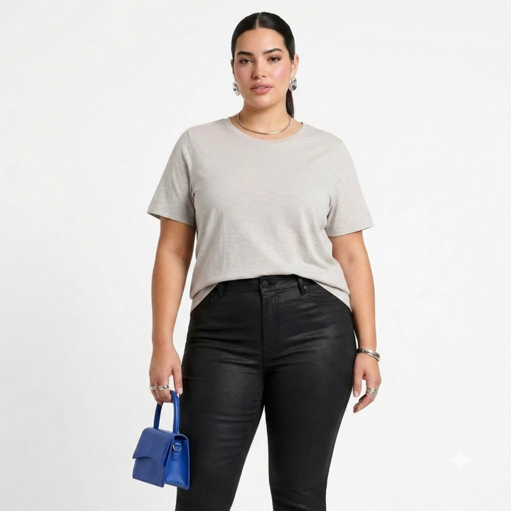 BIG HELLO - THE PLUS LIFE-Womens T-Shirt - Essential
