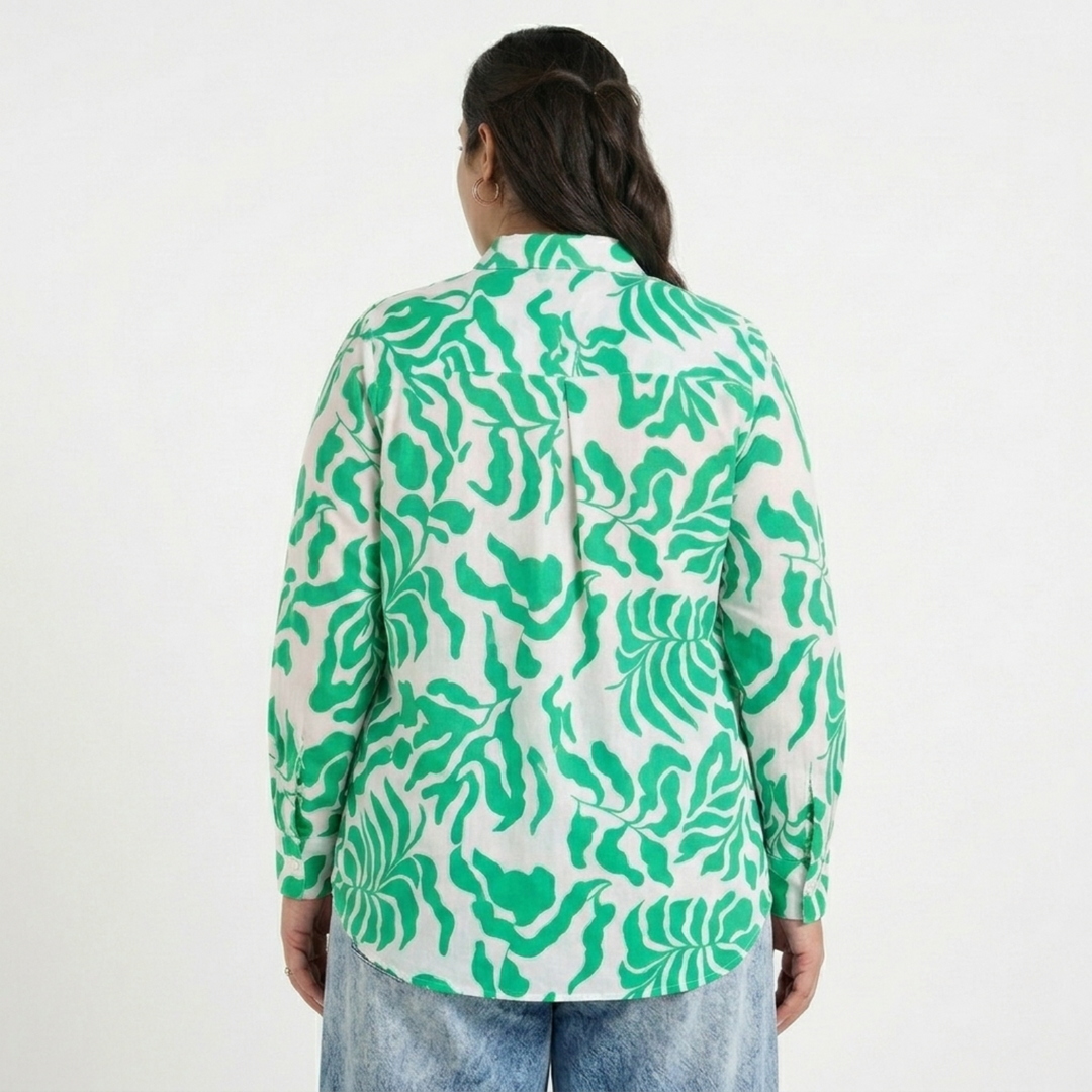 PLUS SIZE WOMEN’S PRINTED SHIRT | XL-7XL