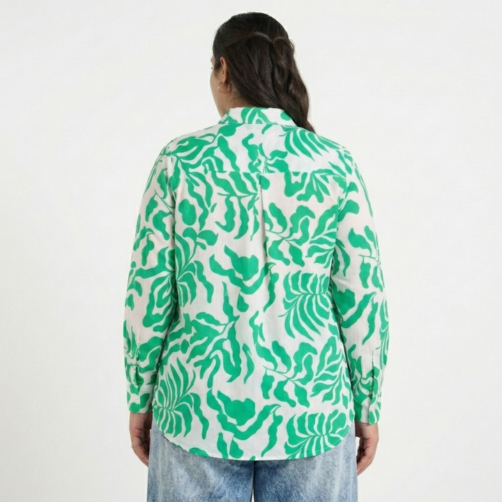 PLUS SIZE WOMEN’S PRINTED SHIRT | XL-7XL