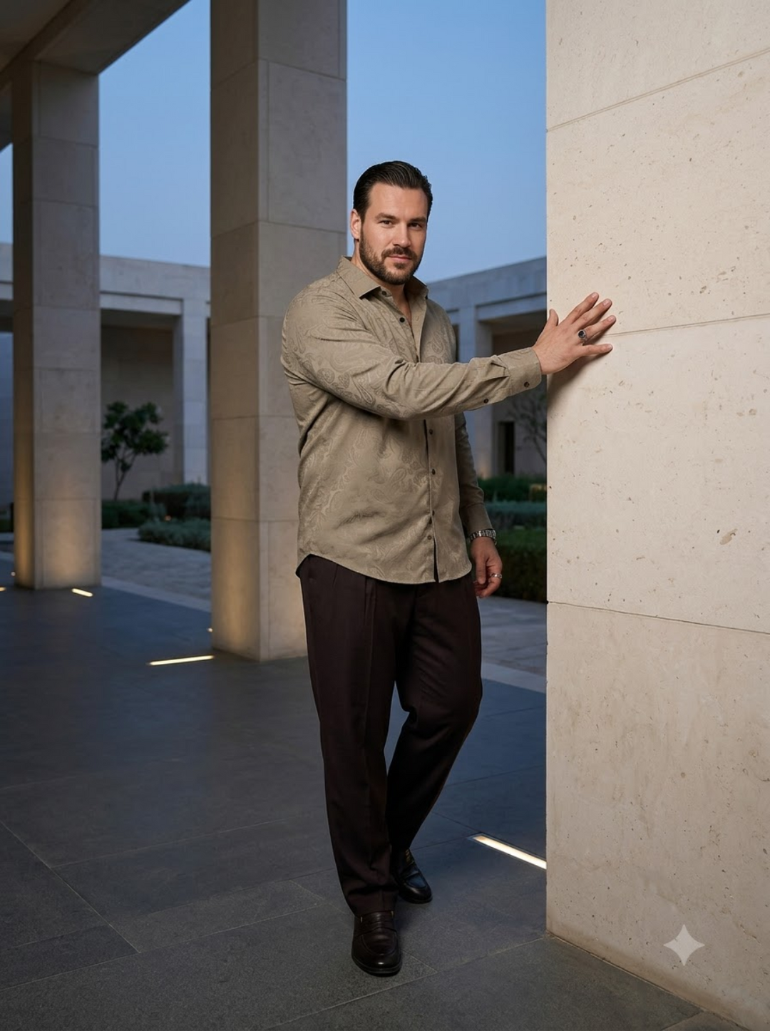 PLUS SIZE JACQURD SHIRT FOR MEN | XL-7XL
