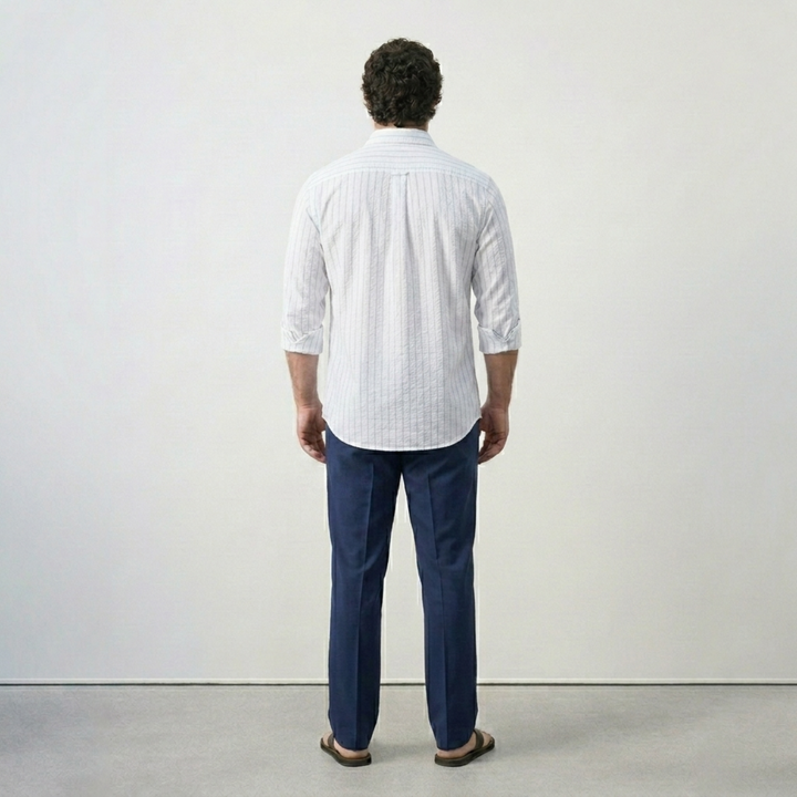 PLUS SIZE STRIPE SHIRT FOR MEN | XL-7XL