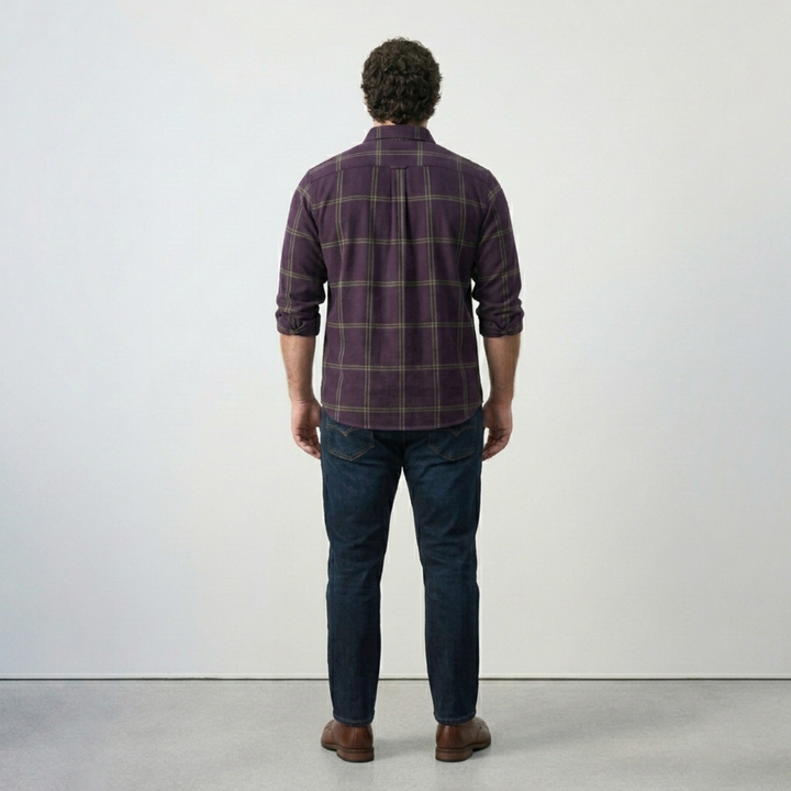 PLUS SIZE MEN PREMIUM CHECK SHIRT| XL-7XL