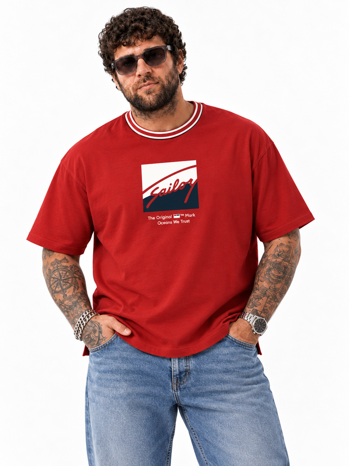 PLUS SIZE MEN RINGER TEES | XL-7XL