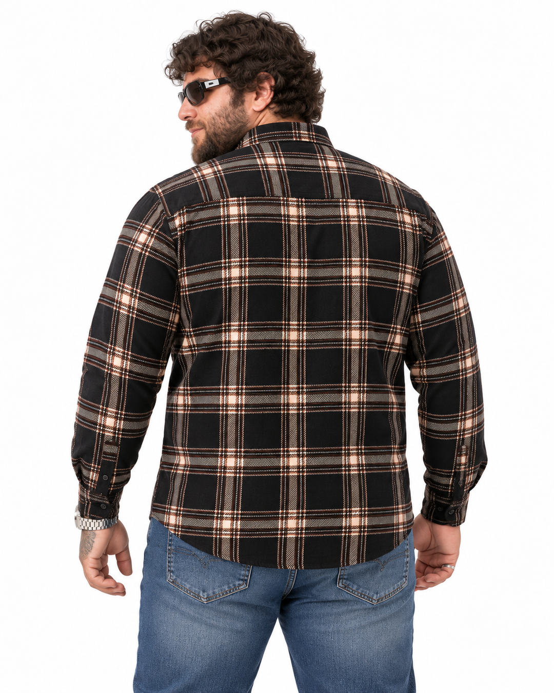 PLUS SIZE CHECK SHIRT FOR MEN | XL-7XL