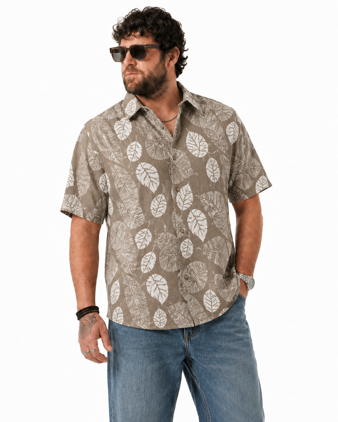 PLUS SIZE PRINTED SHIRT FOR MEN | XL-7XL