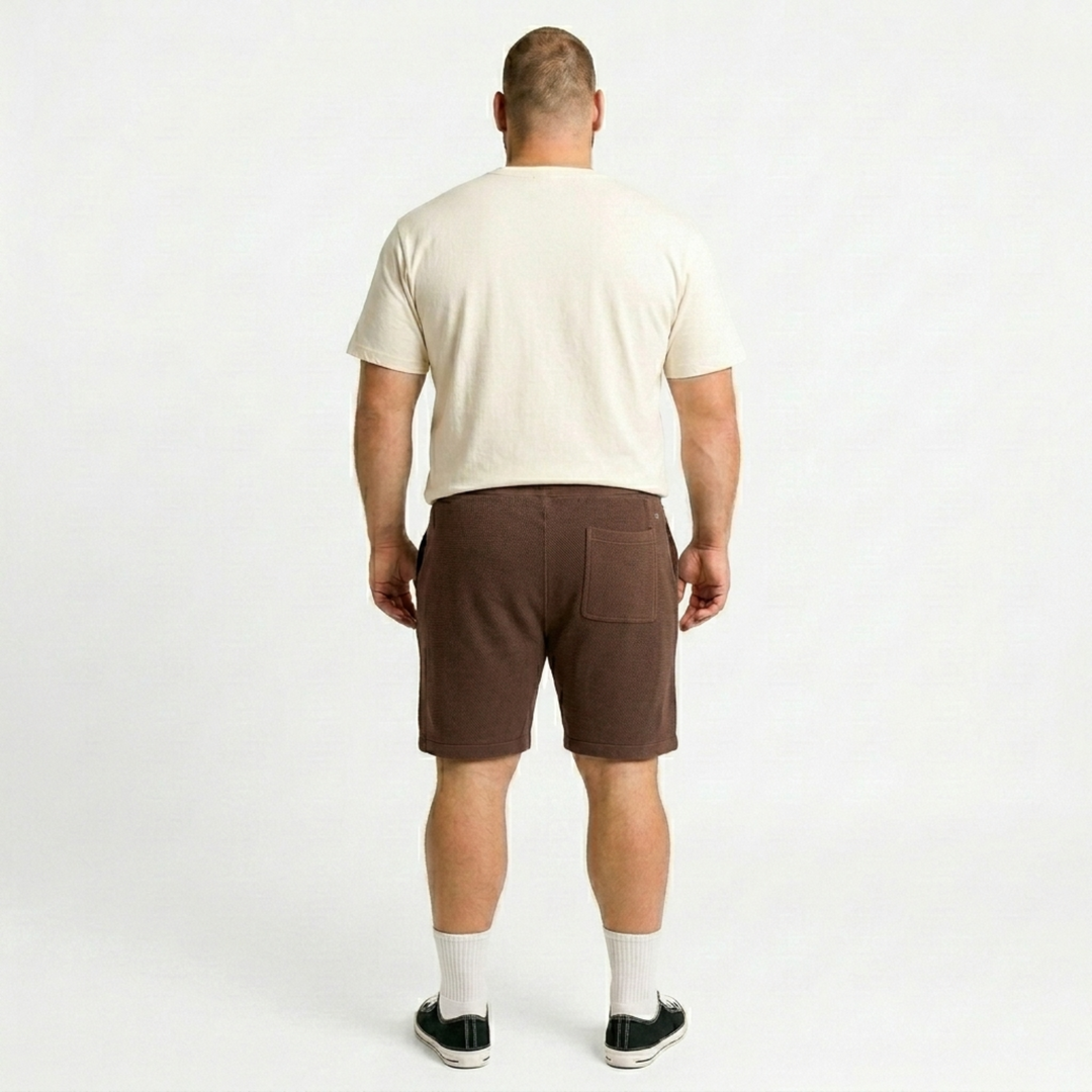 PLUS SIZE MEN KNIT LOUNGE SHORTS | XL-7XL