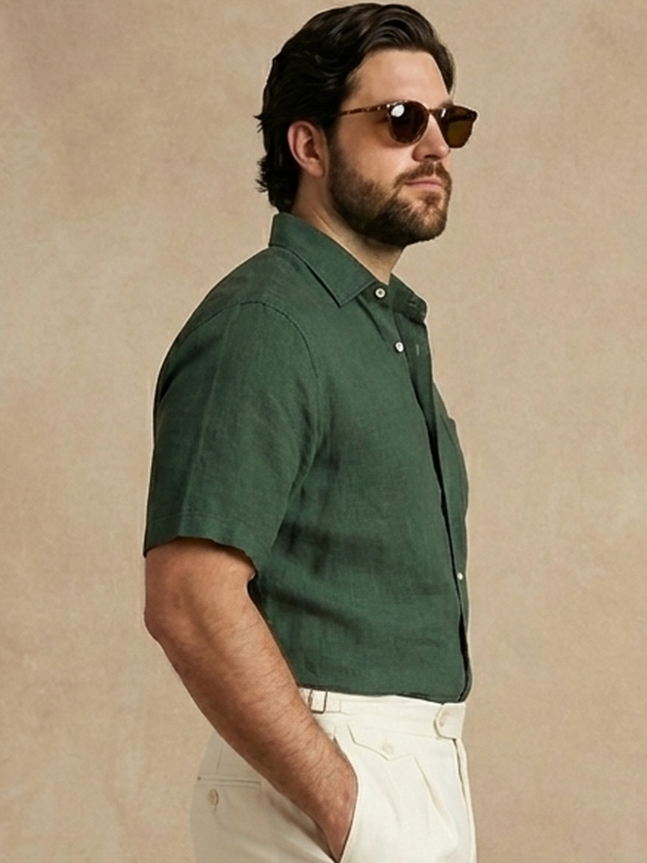 PLUS SIZE MEN SOLID SHIRT| XL-7XL