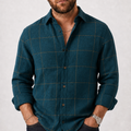 PLUS SIZE LINEN CHECK SHIRT FOR MEN | XL-7XL