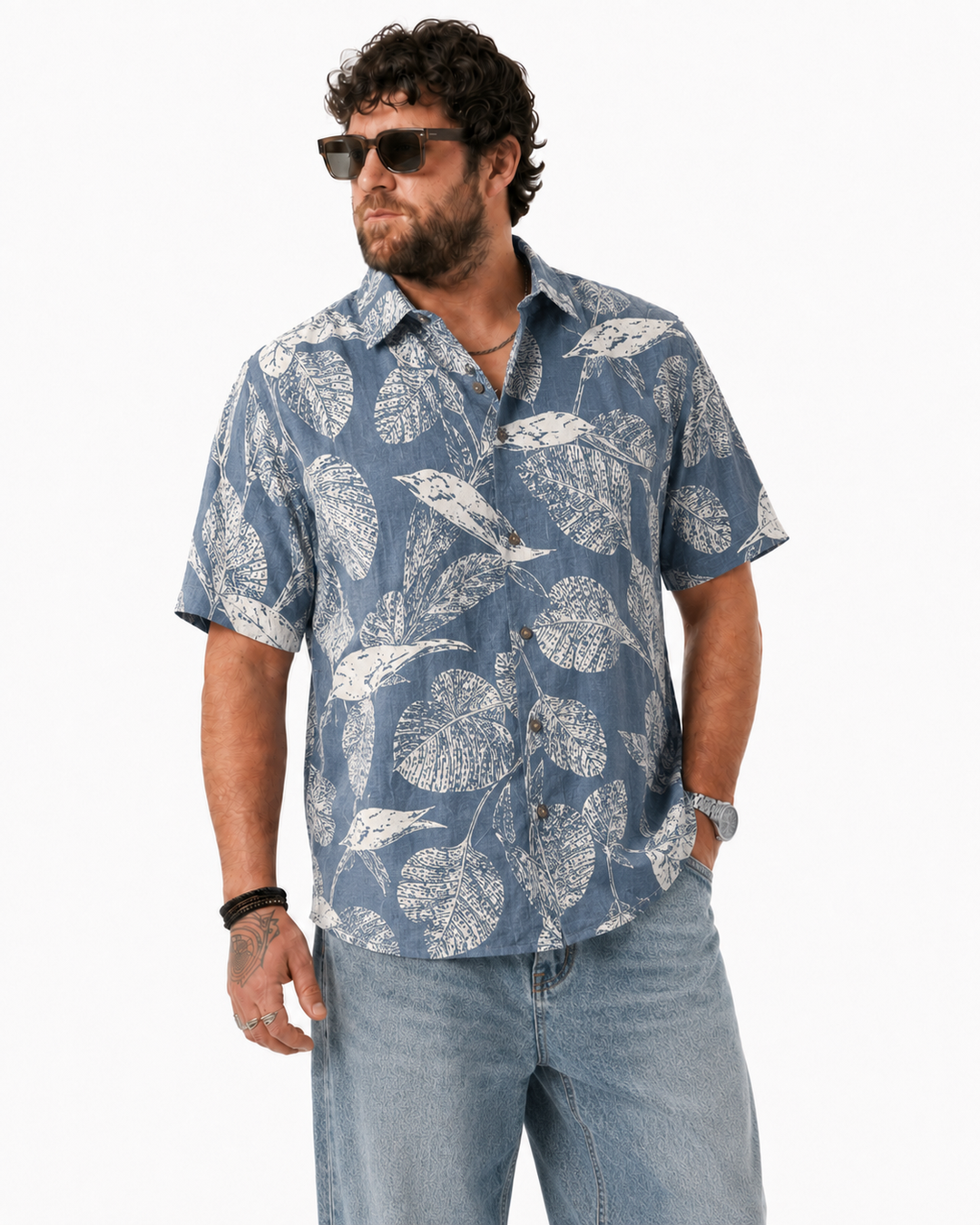 PLUS SIZE PRINTED SHIRT FOR MEN | XL-7XL