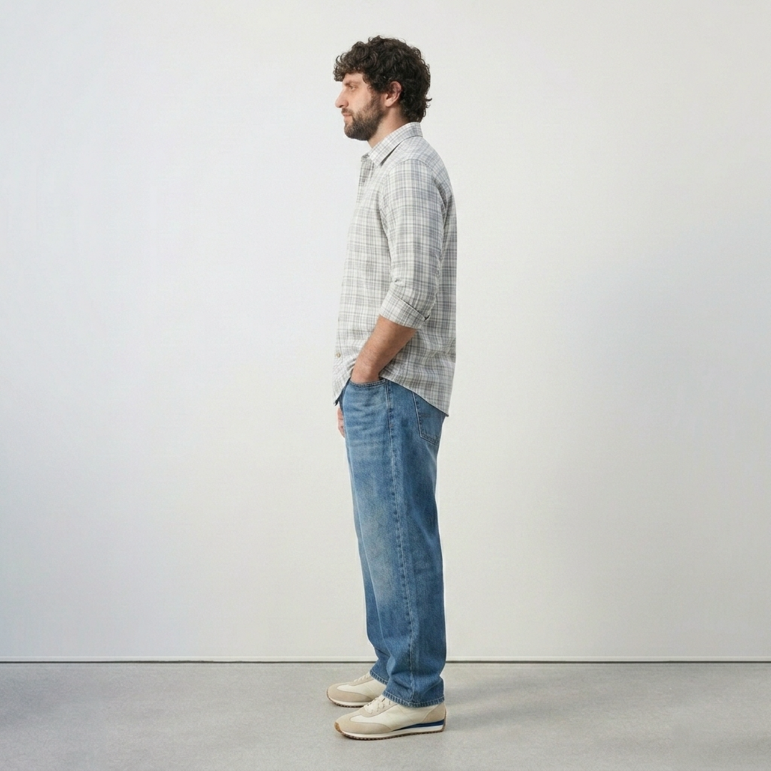 PLUS SIZE MEN CHECK SHIRT| XL-7XL