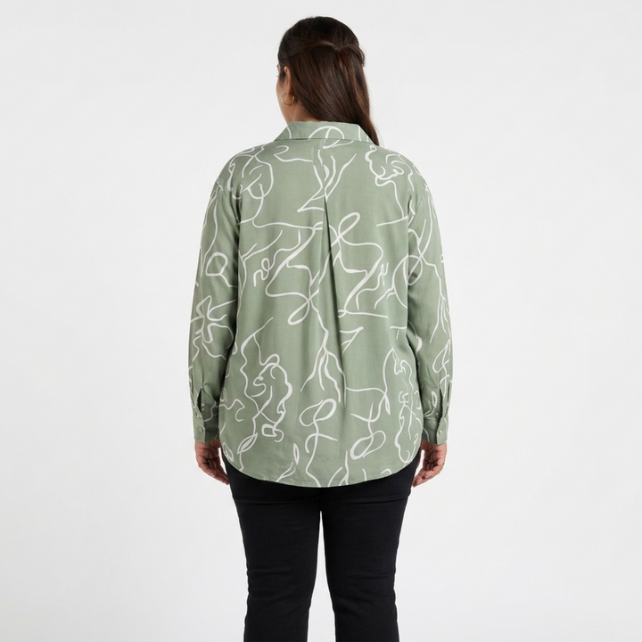 PLUS SIZE WOMEN’S PRINTED SHIRT | XL-7XL