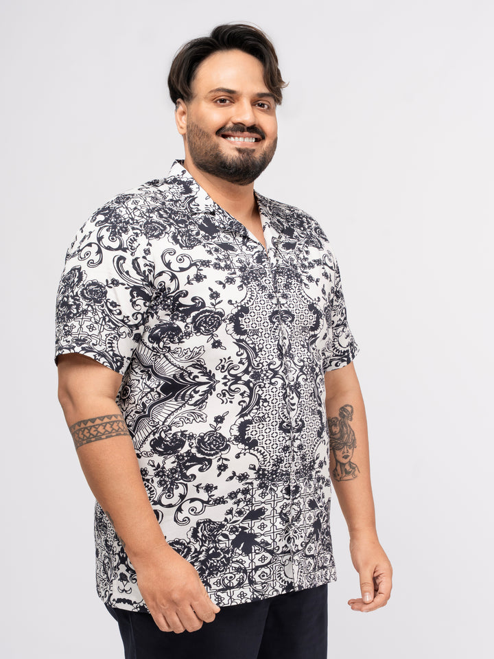 BIG HELLO PLUS SIZE RETRO CHILLOUT CUBAN SHIRT | XL-7XL