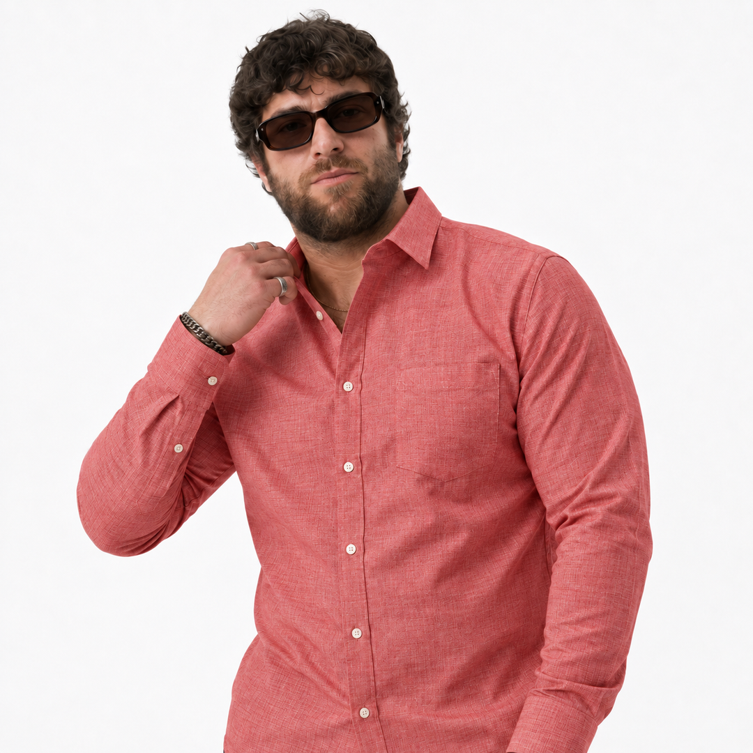 PLUS SIZE SOLID SHIRT FOR MEN | XL-7XL