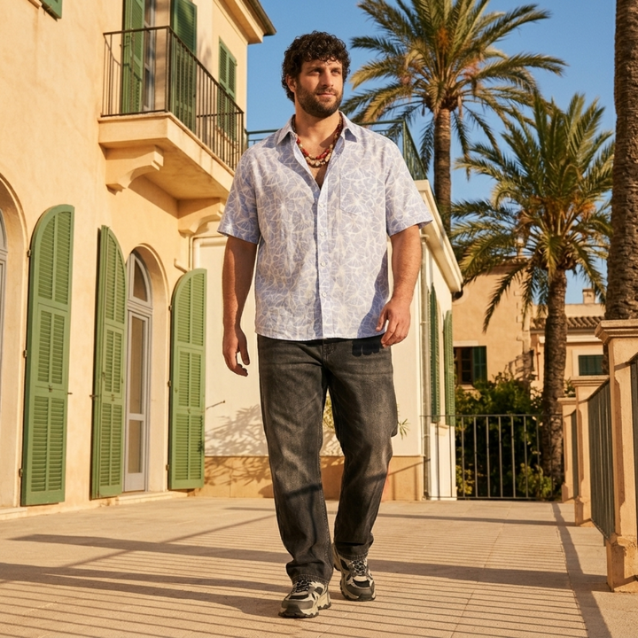 PLUS SIZE MEN’S PRINTED SHIRT | XL-7XL