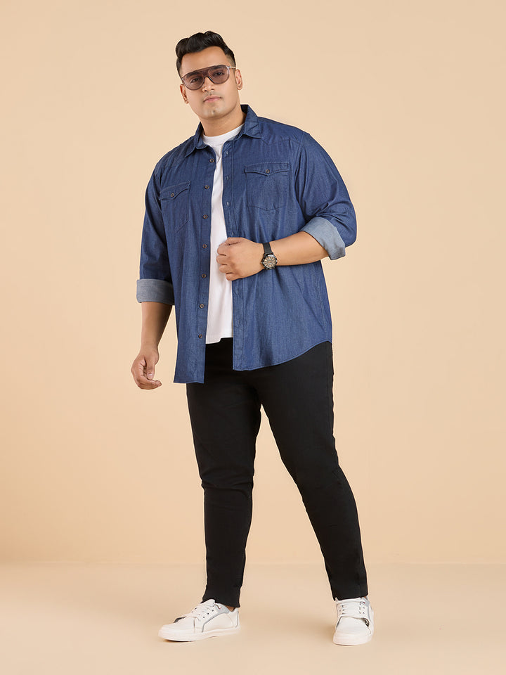 Summer Sky Lightwash Denim Shirt