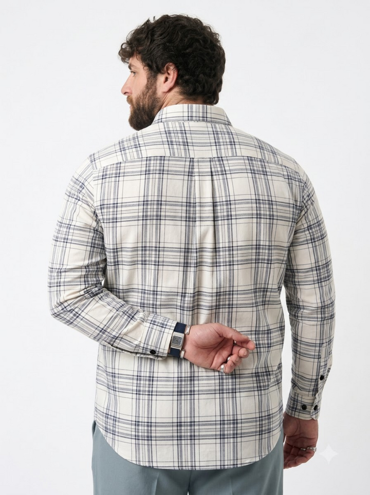 PLUS SIZE CHECK SHIRT FOR MEN | XL-7XL