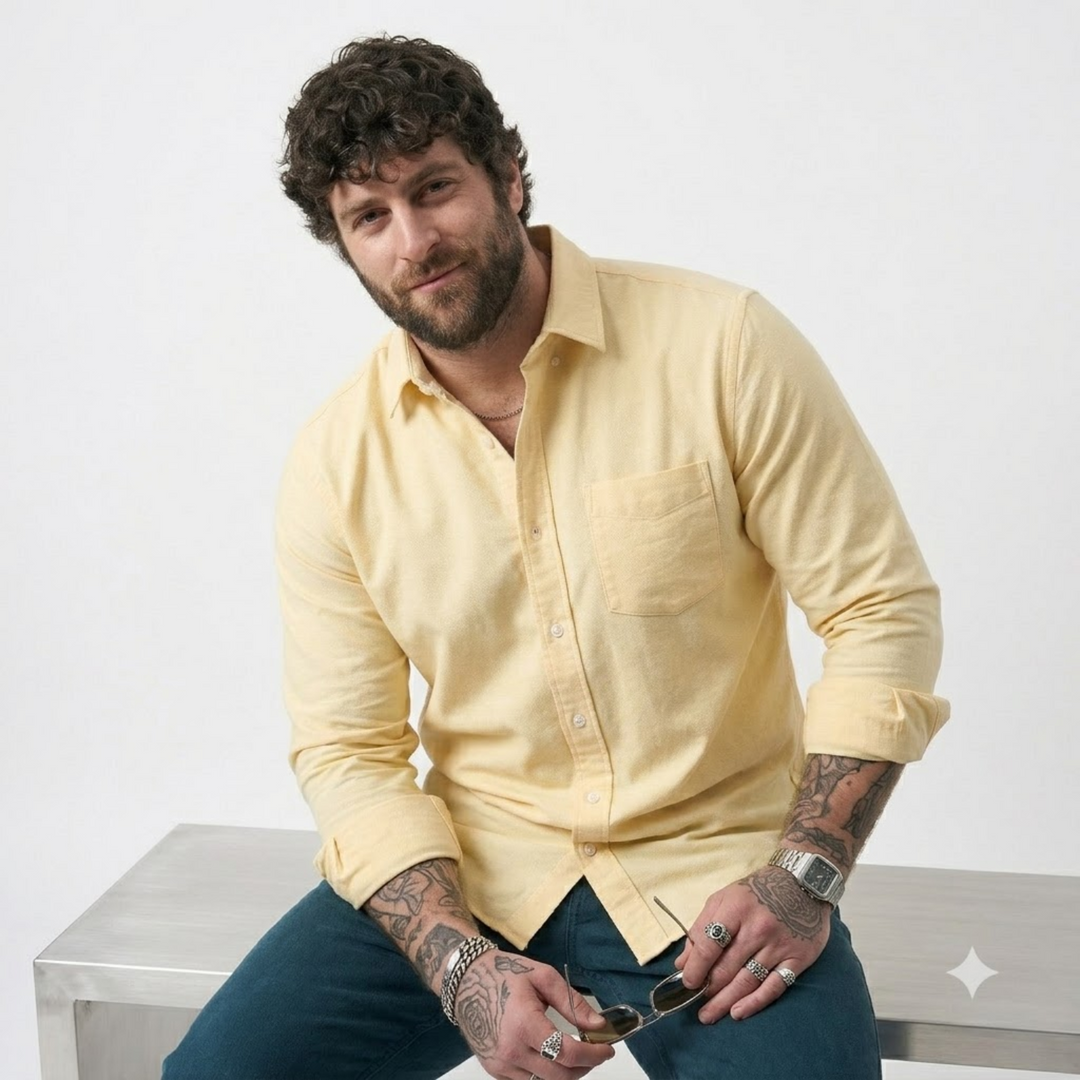 PLUS SIZE SOLID SHIRTS FOR MEN | XL-7XL