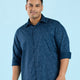 Plus Size Festive Print Viscose Stretch Shirt | XL-7XL