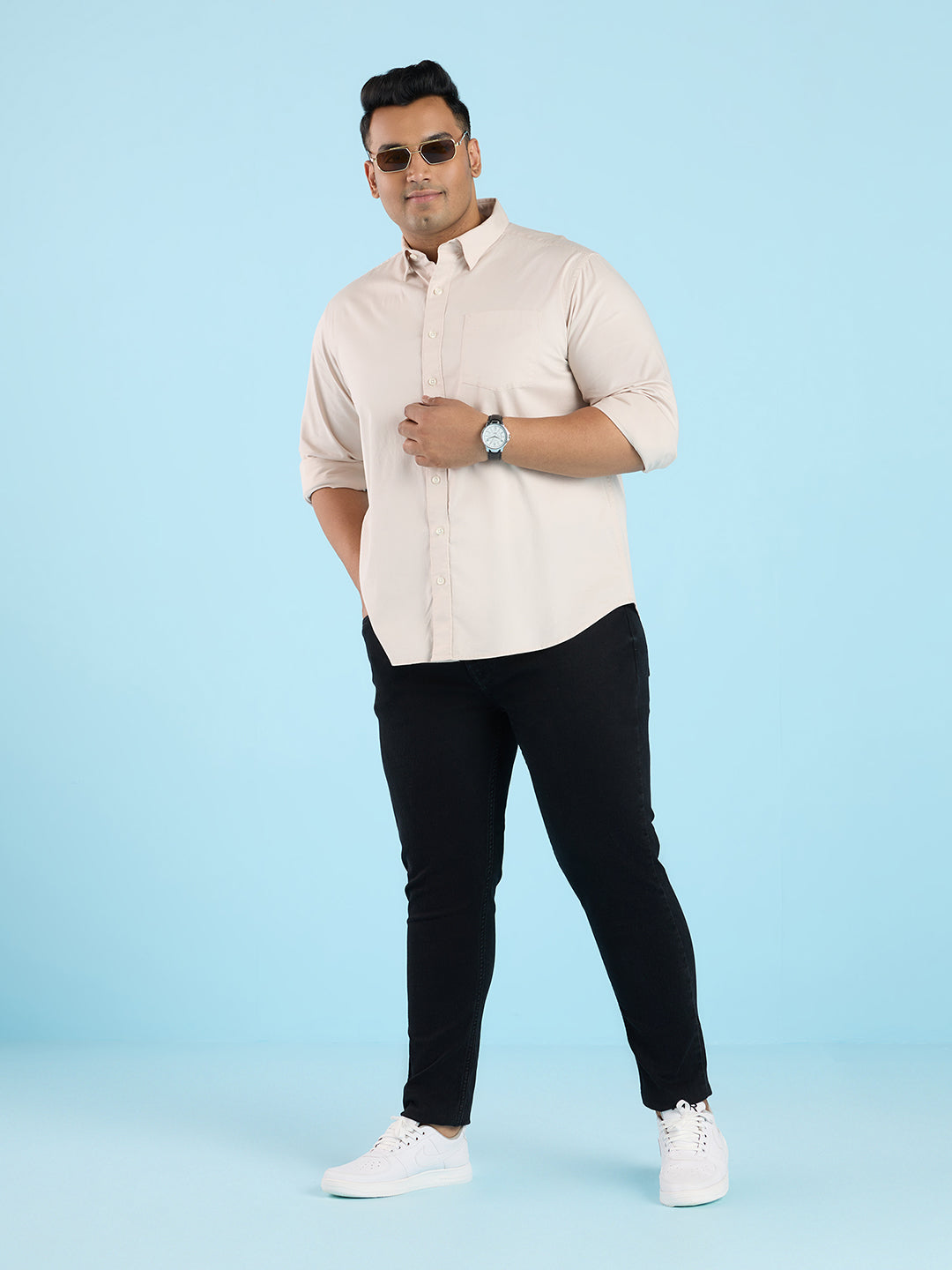 Urbanease Twill Stretch Shirt