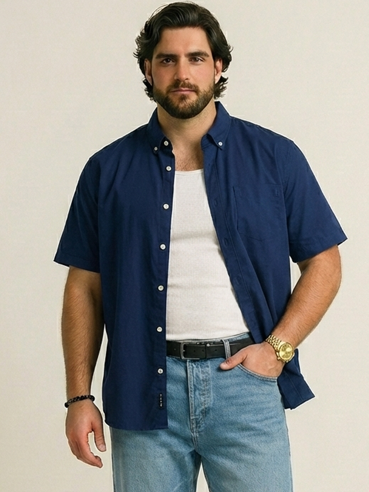BIG HELLO - THE PLUS LIFE-Men Holiday Shirts