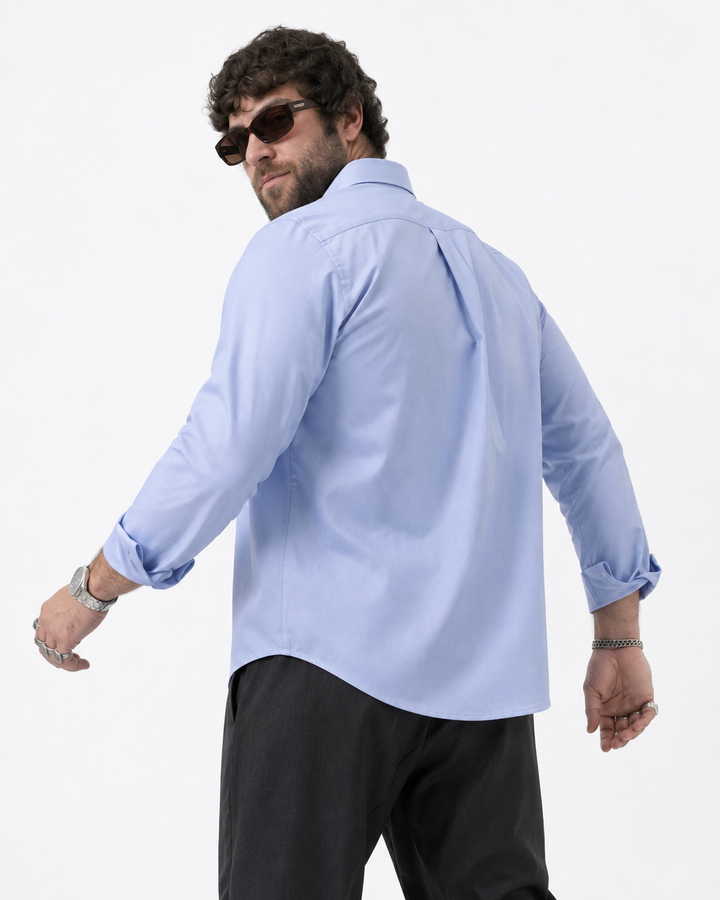 PLUS SIZE SOLID SHIRT FOR MEN | XL-7XL