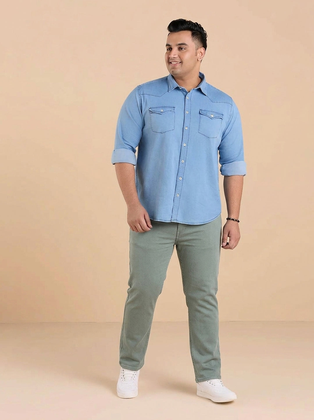Plus Size Men Overdye Super Stretch Kevin Fit Jeans | XL-7XL