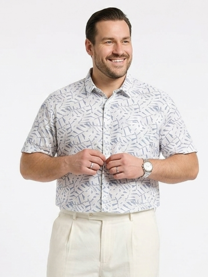 PLUS SIZE PRINTED SHIRT FOR MEN | XL-7XL