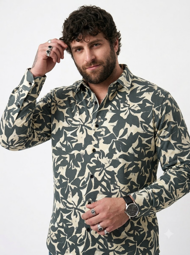 PLUS SIZE PRINTED SHIRT FOR MEN | XL-7XL