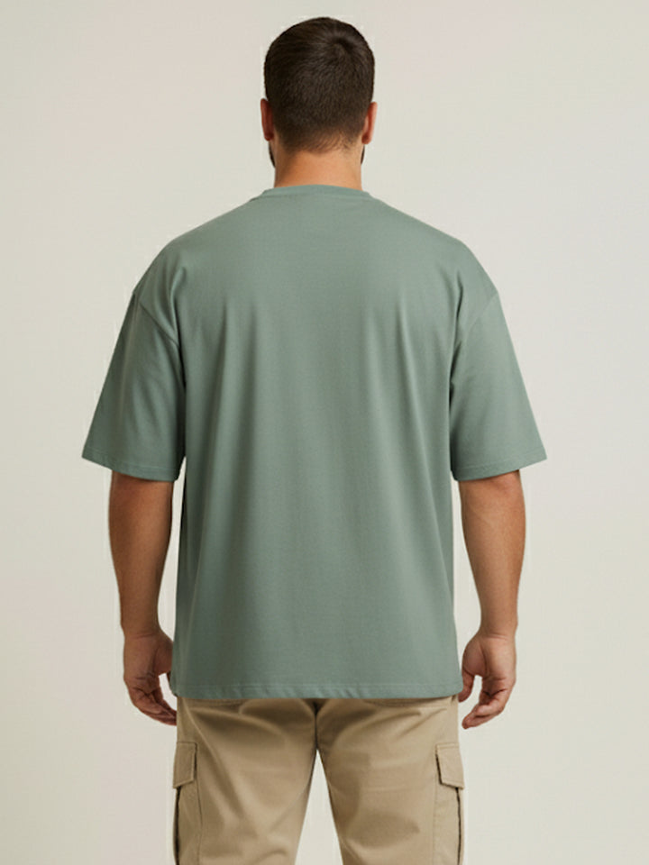 PLUS SIZE RED LABEL COTTON LYCRA LOOSE FIT T-SHIRT FOR MEN | XL-7XL