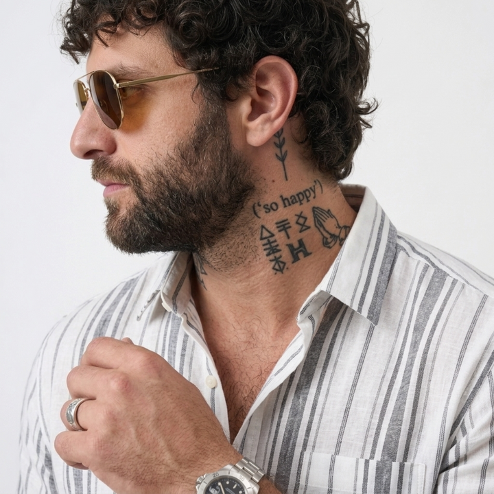 PLUS SIZE MEN’S STRIPE SHIRT | XL-7XL