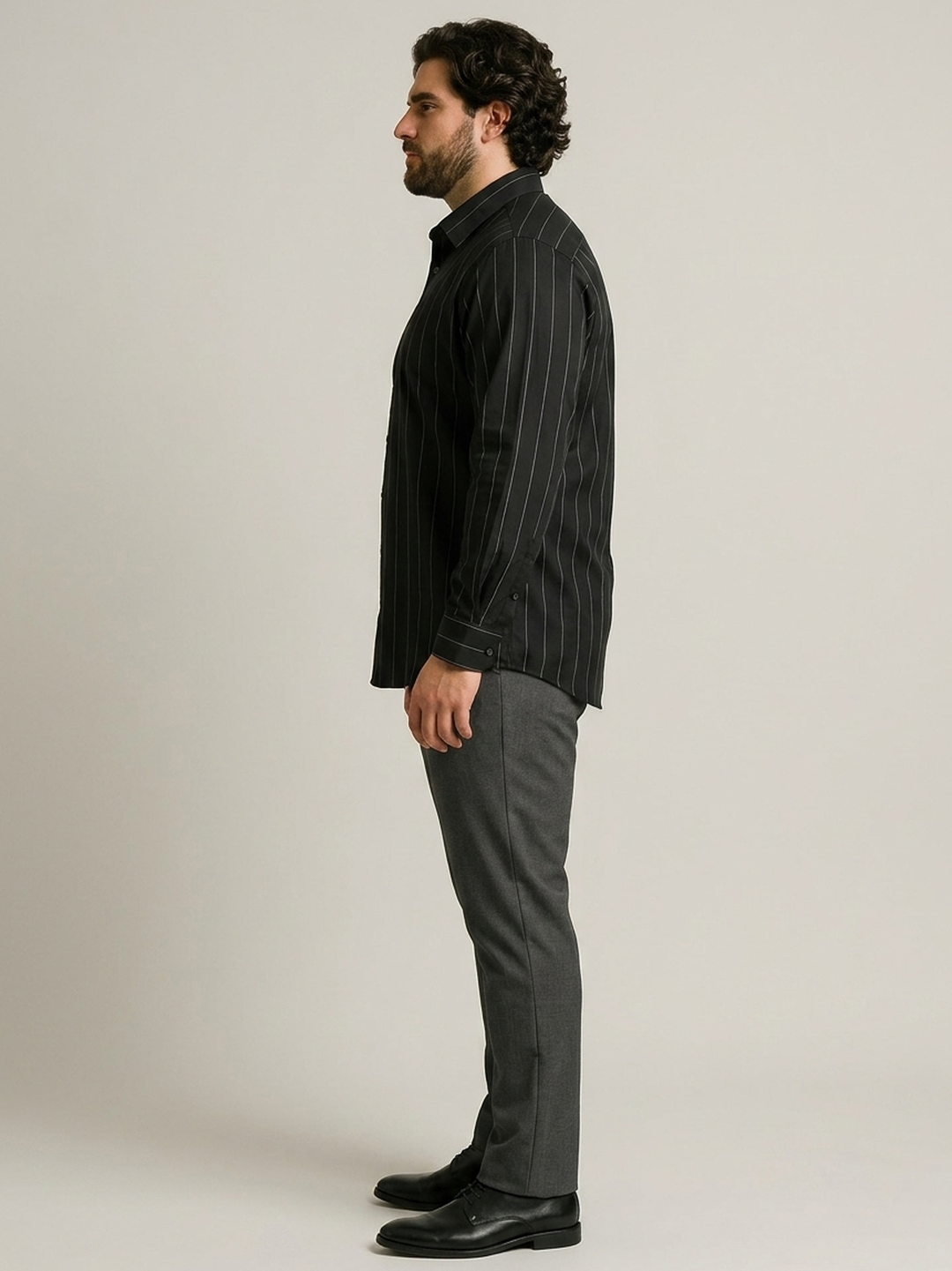 PLUS SIZE MEN STRIPE -SHIRT| XL-7XL
